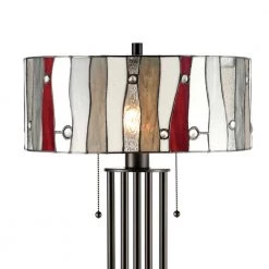 Aston 27 in. Bronze Table Lamp with Hand Rolled Art Glass Shade by Dale Tiffany -Dale Tiffany Store tiffany bronze dale tiffany table lamps tt19193 4f 1000
