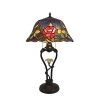 Blue 26 in. Tiffany Bronze Table Lamp by Dale Tiffany -Dale Tiffany Store tiffany bronze dale tiffany table lamps tt21215 64 1000