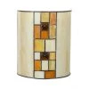Sunrisa 1-Light Tiffany Bronze LED Wall Sconce by Dale Tiffany -Dale Tiffany Store tiffany bronze dale tiffany wall sconces tw22194led 64 1000