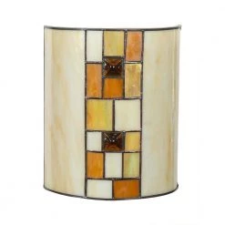 Sunrisa 1-Light Tiffany Bronze LED Wall Sconce by Dale Tiffany