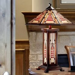 Woodruff 24 .5 in. Walnut Table Lamp by Dale Tiffany 9 Woodruff 24 .5 in. Walnut Table Lamp by Dale Tiffany -Dale Tiffany Store walnut dale tiffany table lamps tt101163 31 1000