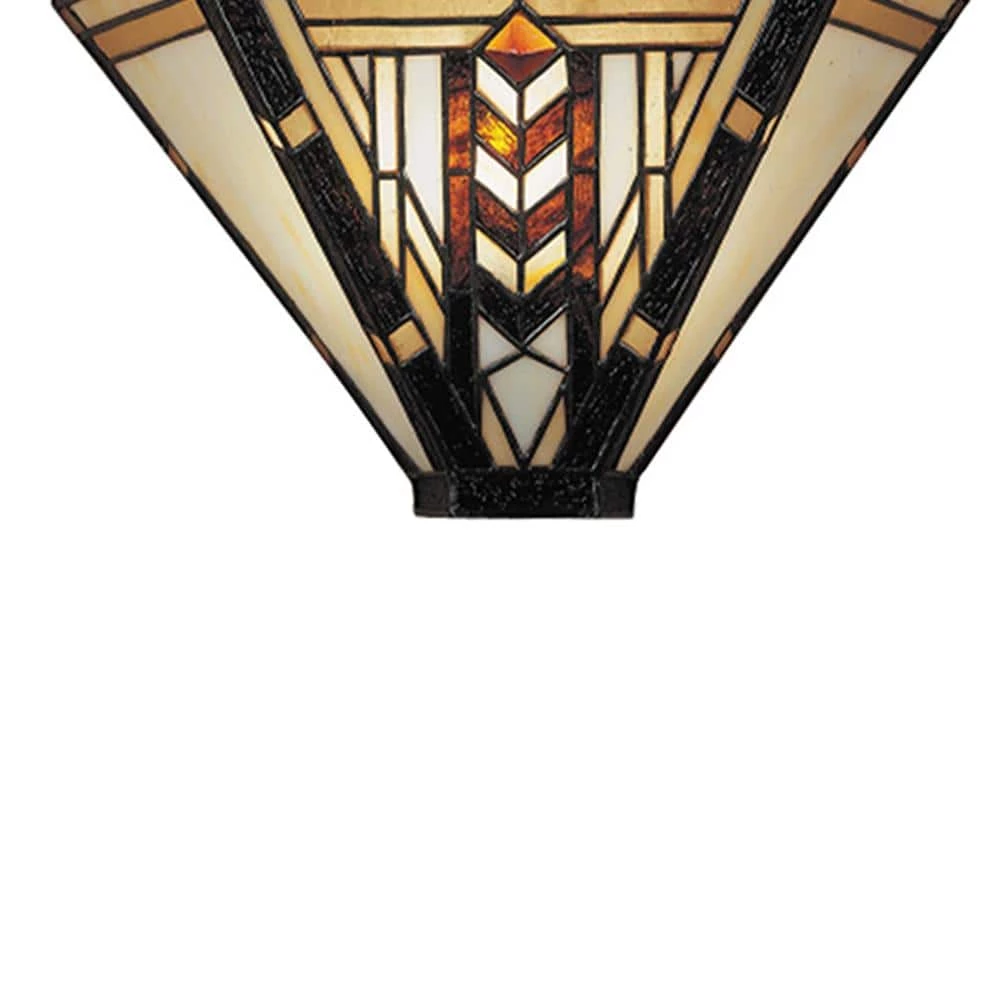 1-Light White Carnelian Tiffany Sconce by Dale Tiffany 4 1-Light White Carnelian Tiffany Sconce by Dale Tiffany - Image 3