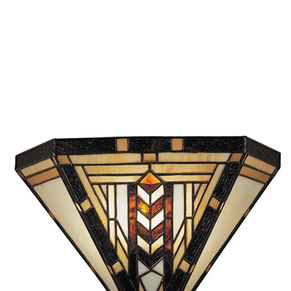 1-Light White Carnelian Tiffany Sconce by Dale Tiffany 3 1-Light White Carnelian Tiffany Sconce by Dale Tiffany - Image 2